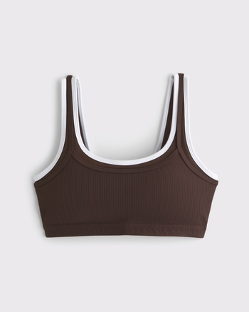 YPB studioFLEX Rib Double-Layered Sports Bra from Abercrombie & Fitch - $45