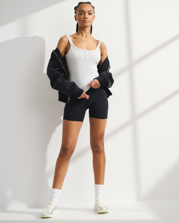 YPB On The Go Rib Henley Tank