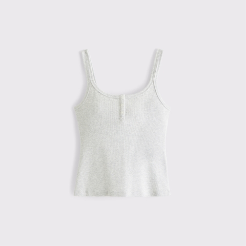 Женские топы Abercrombie & Fitch YPB On The Go Rib Henley Tank