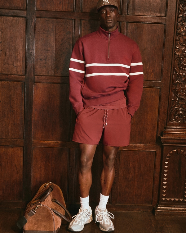 YPB motionTEK Unlined Training Short, Wine Red view 1