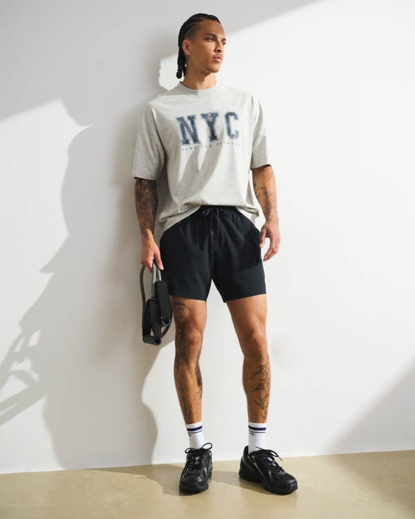 YPB Momentum motionTEK Unlined Training Short, Black view 1