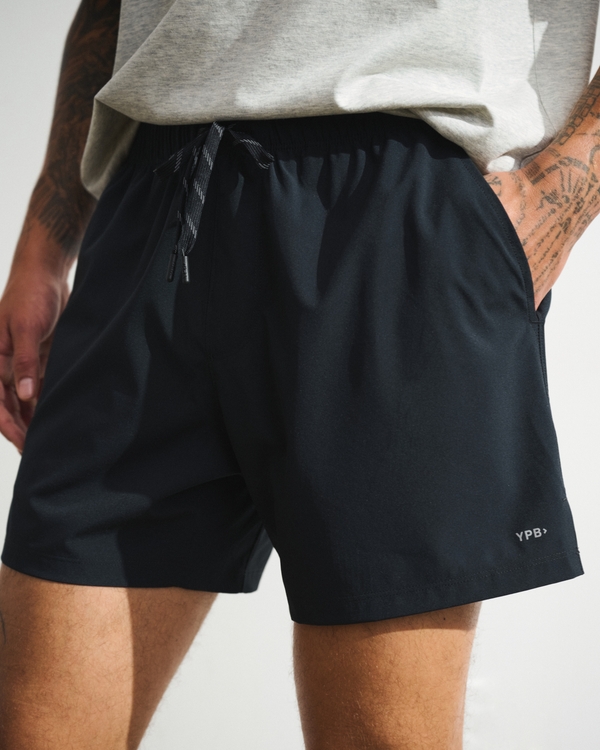 YPB Momentum motionTEK Unlined Training Short, Black view 2