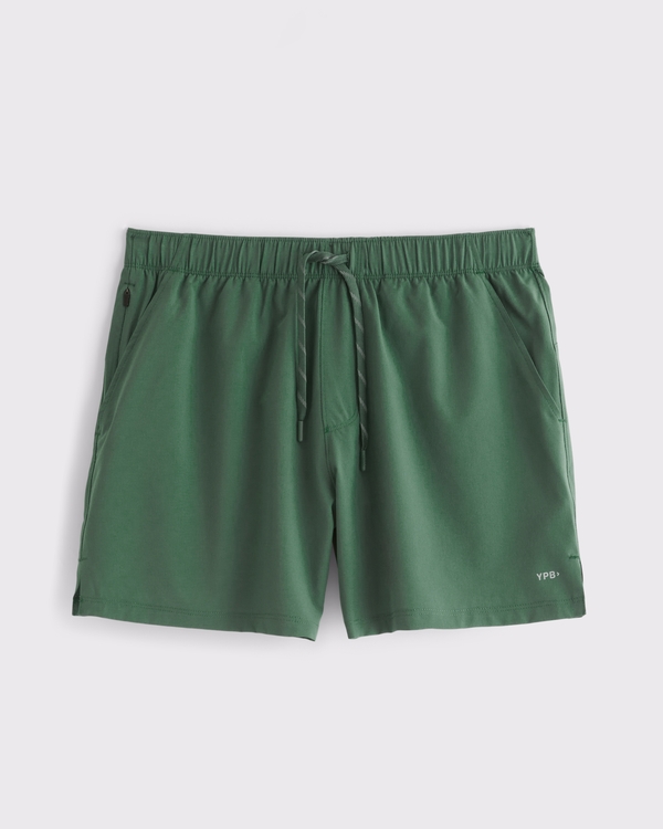 YPB Momentum motionTEK Unlined Training Short, Green view 1