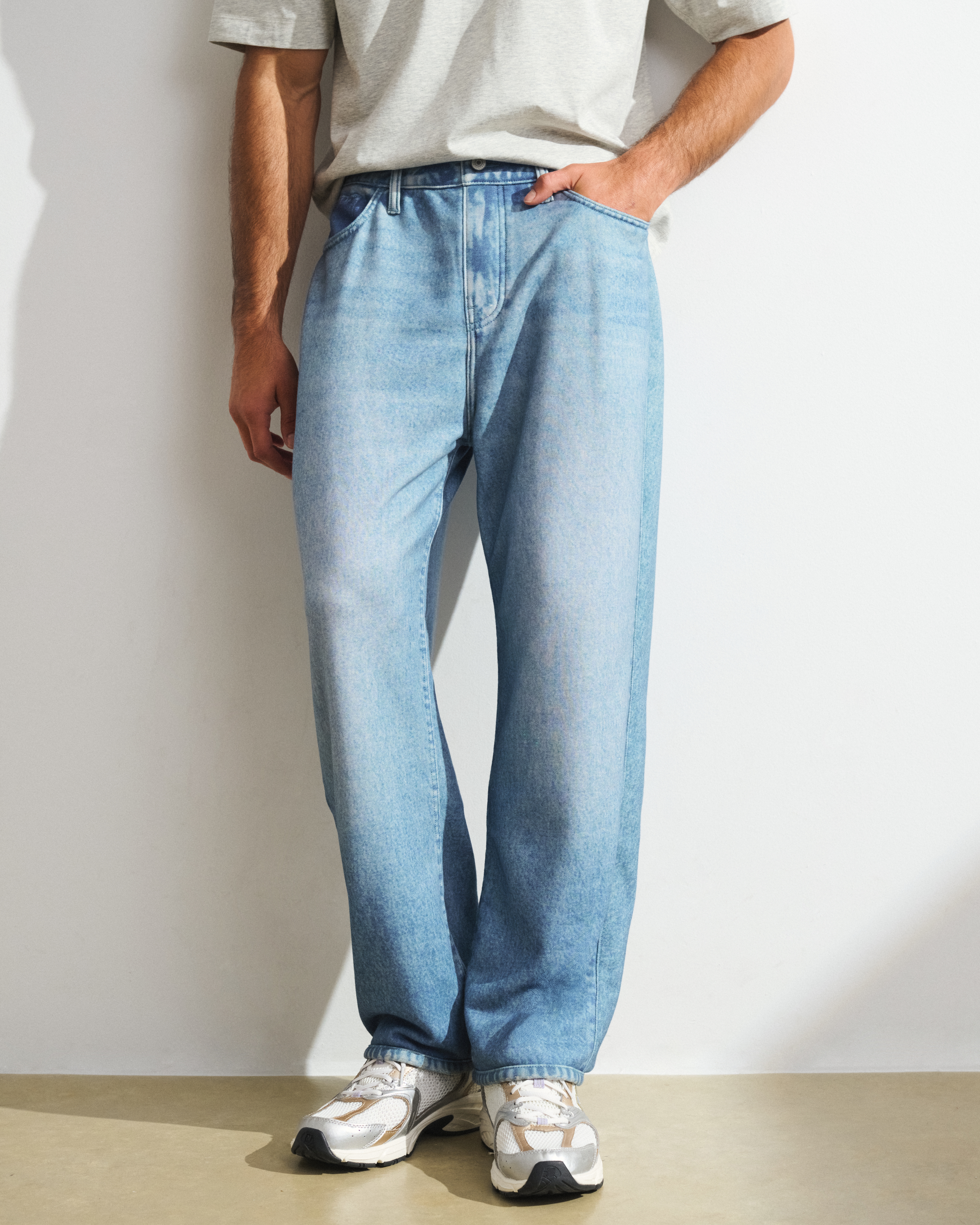 Мужские брюки Abercrombie & Fitch YPB On The Go Travel Terry Baggy Pant — фото 3