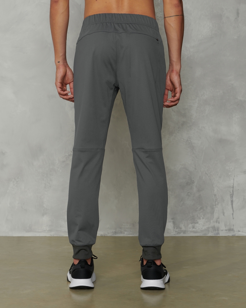 04651/ A TRIP IN A BAG flannel jogger pants 'Smart Joggpant Flan' grey