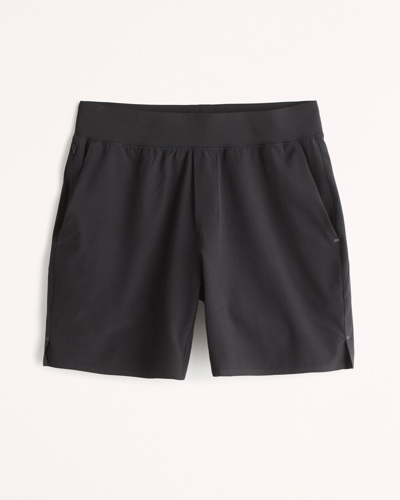 Lululemon black athletic on sale shorts