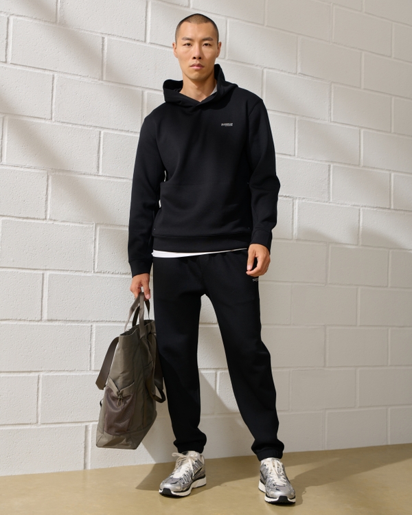 YPB neoKNIT Cinched Hem Pant, Black view 1