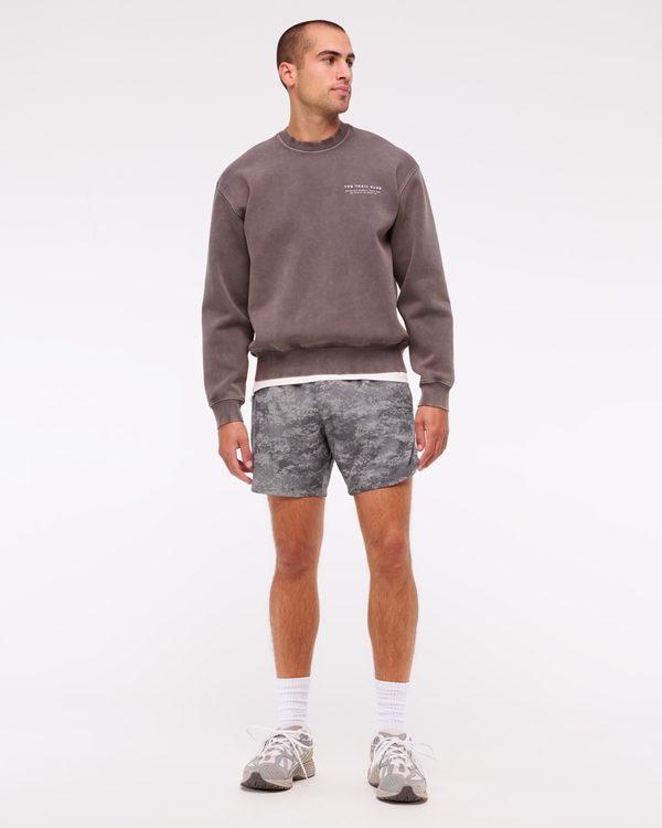 YPB motionTEK Lifting Short, Gray Camo