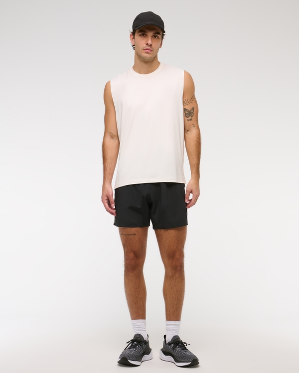 YPB motionTEK Unlined Ready Short, Black view 1