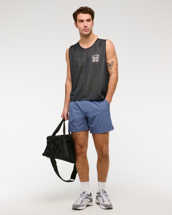 YPB motionTEK Unlined Ready Short, Blue view 1