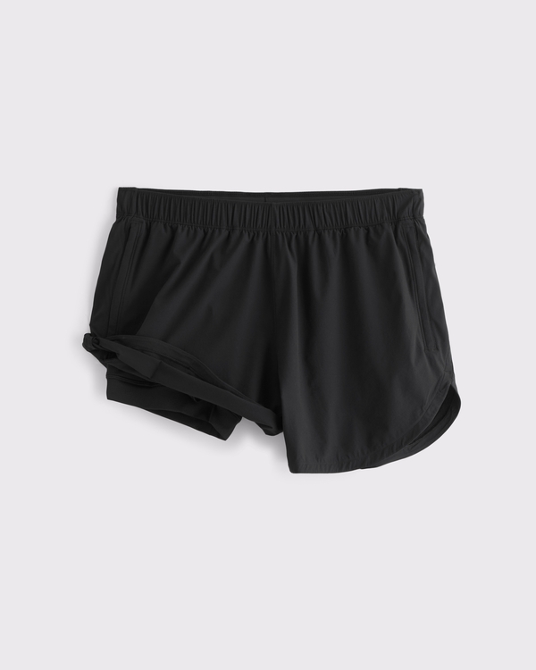 YPB sprintTEK Lined Running Short, Black view 2
