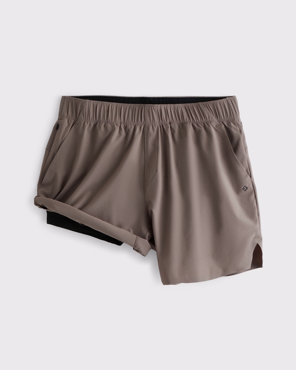 YPB motionTEK Lined Ready Short, Iron view 1