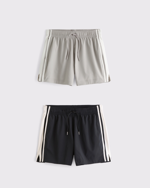 YPB motionTEK Retro Short, Black Dd view 1