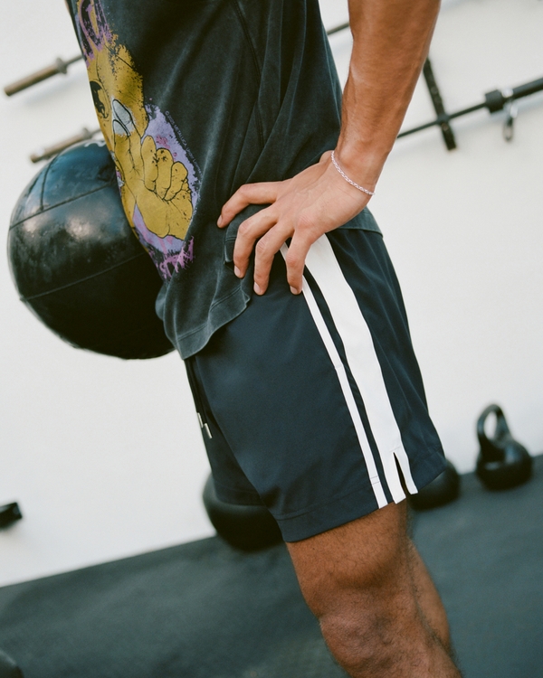 YPB motionTEK Retro Short, Black view 1
