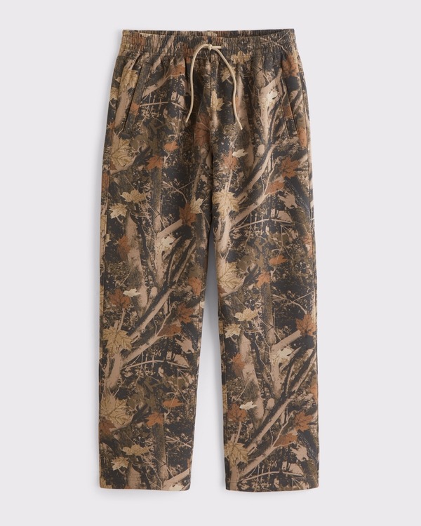 YPB neoKNIT MAX Relaxed Straight Bottom, Black Camo view 1