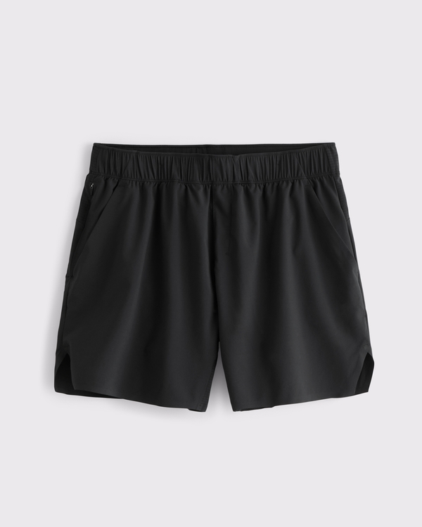 YPB motionTEK Athletic Fit Unlined Ready Short, Black view 1