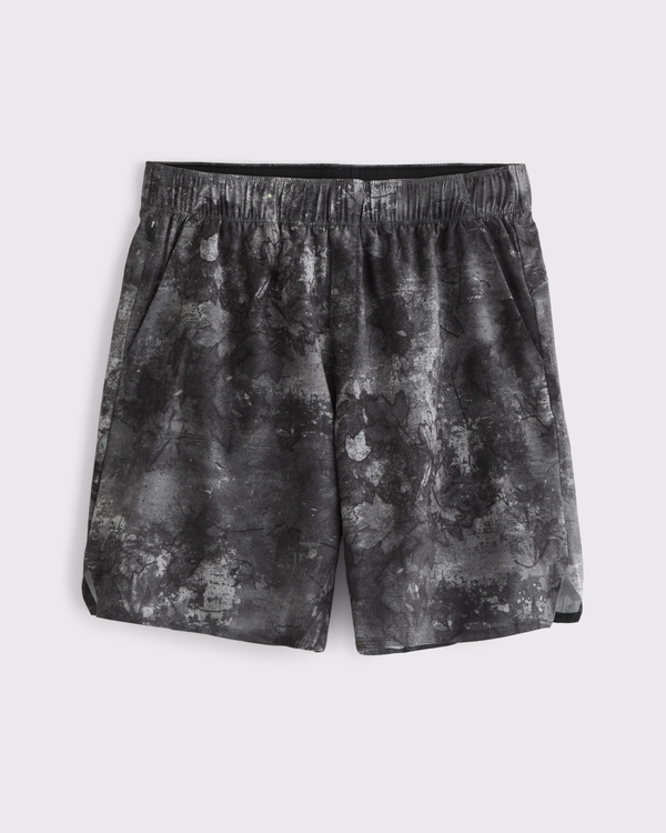 Short non doublé YPB motionTEK, Gris Camouflage view 1