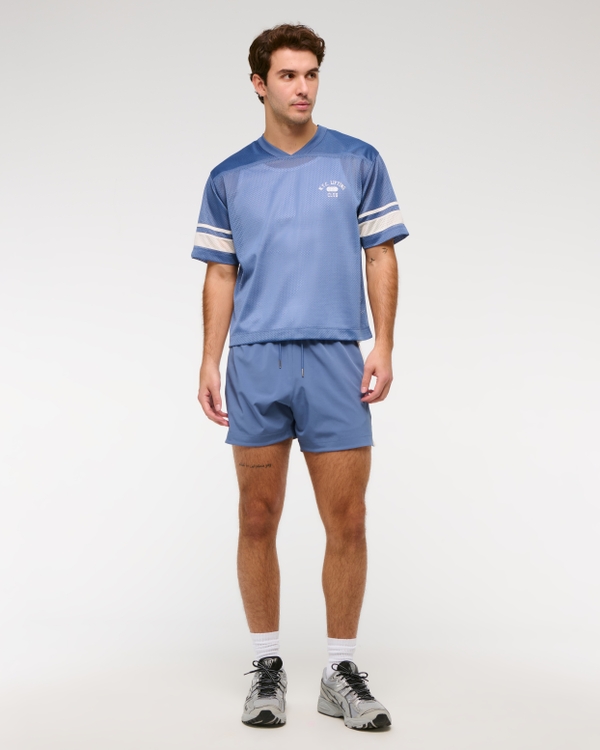 YPB motionTEK Retro Short, Blue view 2