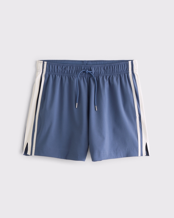 YPB motionTEK Retro Short, Blue view 1