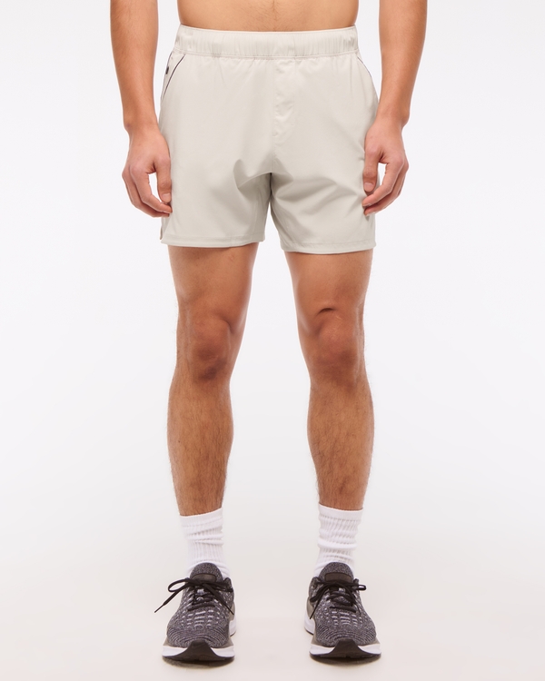 YPB motionTEK Unlined Ready Short, Light Taupe view 2