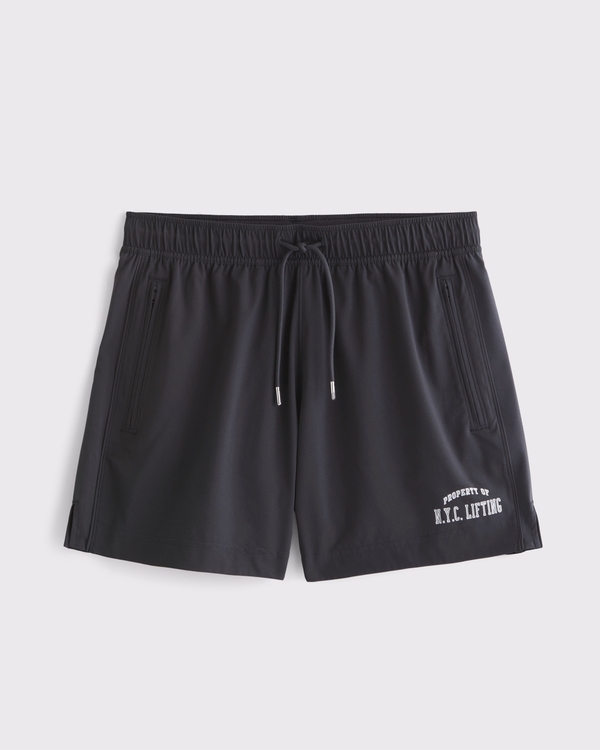 YPB motionTEK Retro Short, Black view 1