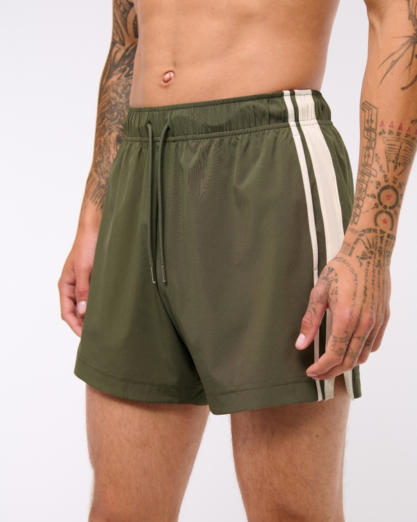 YPB motionTEK Retro Short, Grape Leaf view 1