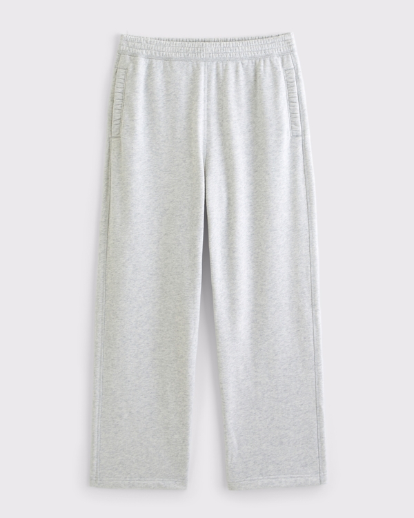 YPB Terry Open-Hem Sweatpant, Light Gray view 1