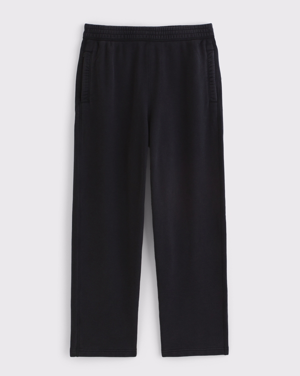 YPB Terry Open-Hem Sweatpant, Black view 1
