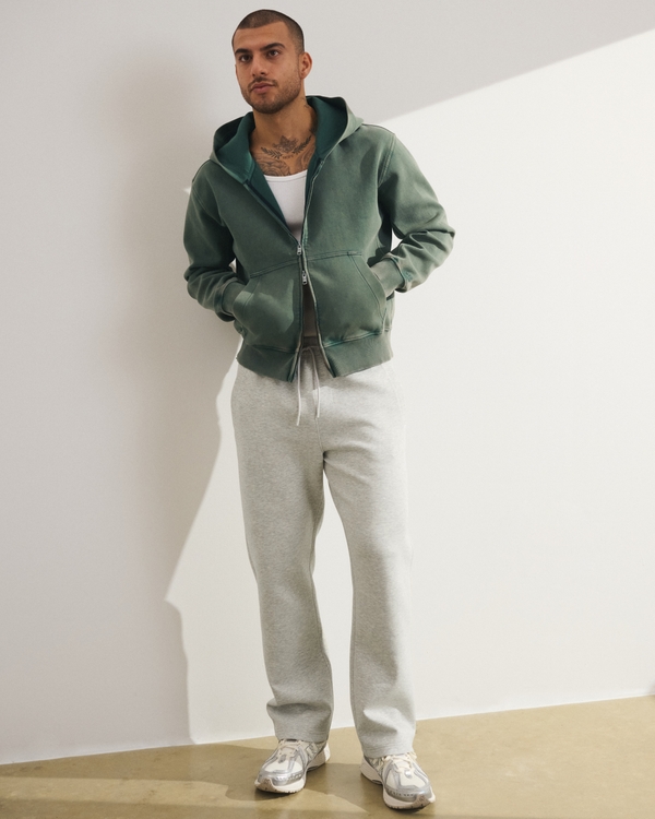 YPB neoKNIT MAX Relaxed Straight Bottom, Light Heather Gray view 1