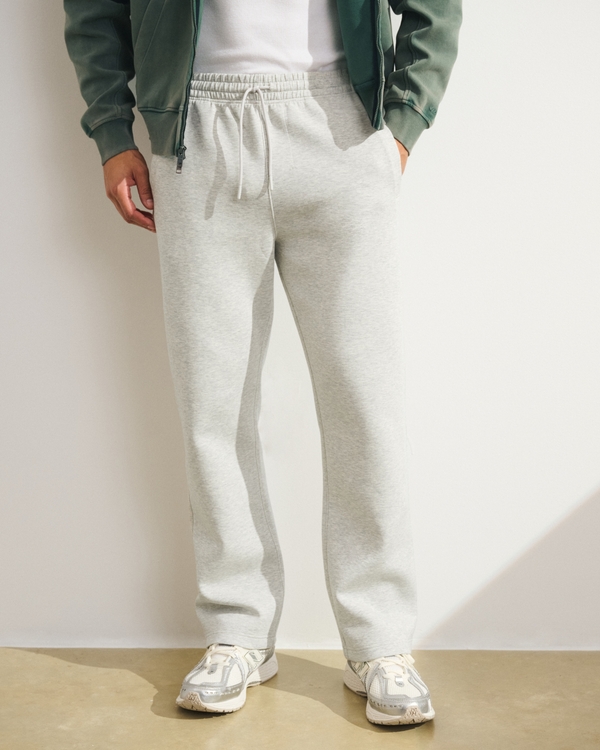 YPB neoKNIT MAX Relaxed Straight Bottom, Light Heather Gray view 2