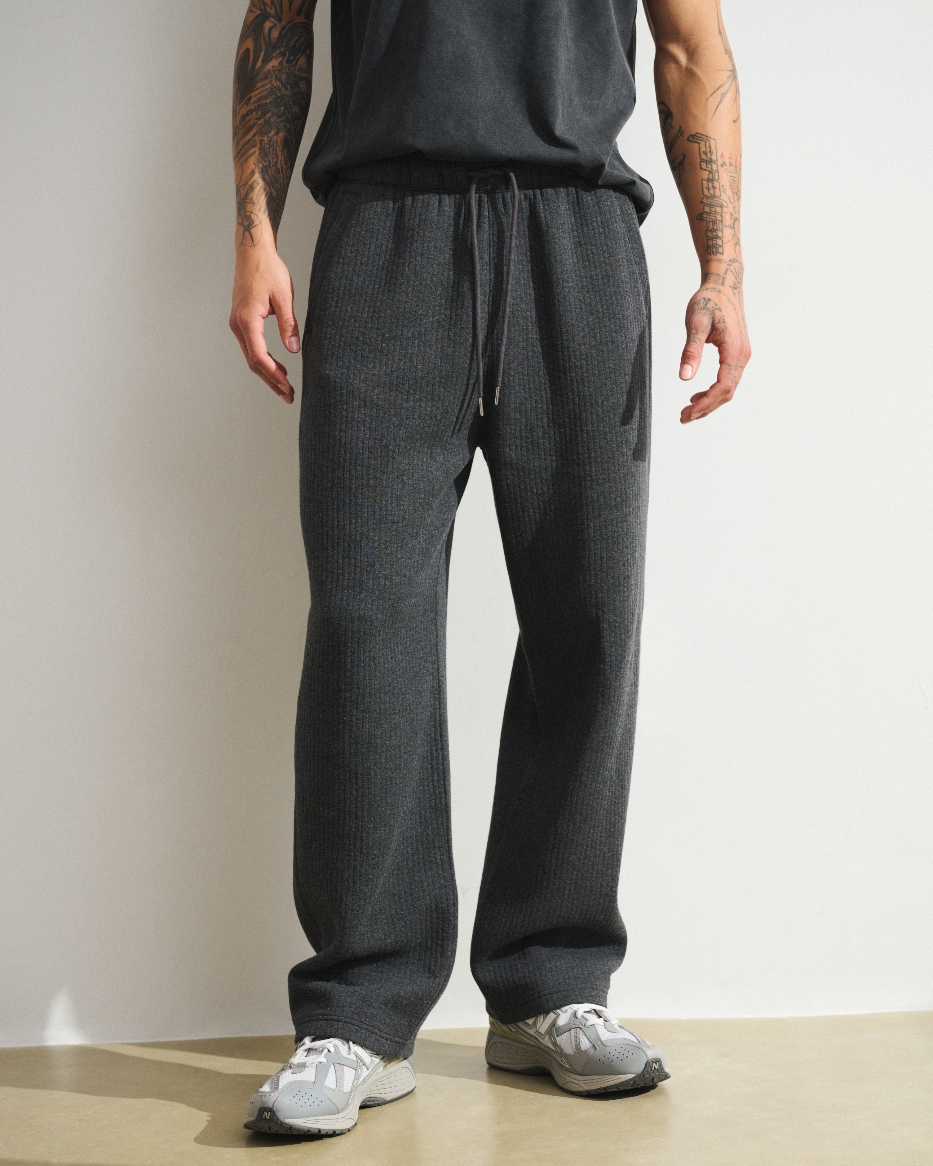Мужские брюки Abercrombie & Fitch YPB Restore Ribbed Baggy Pant — фото 3