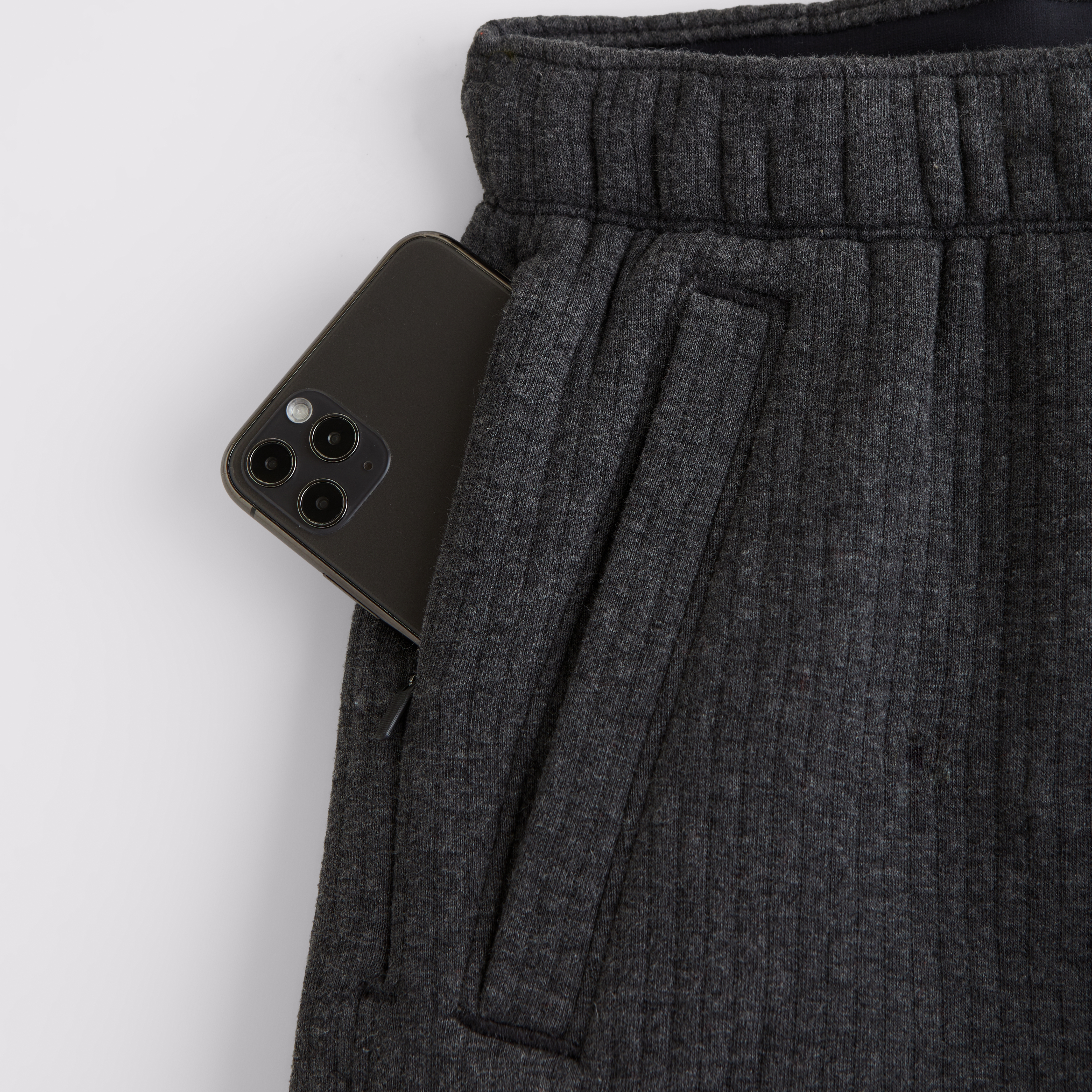 Abercrombie & Fitch Ypb Restore Ribbed Short In Gray