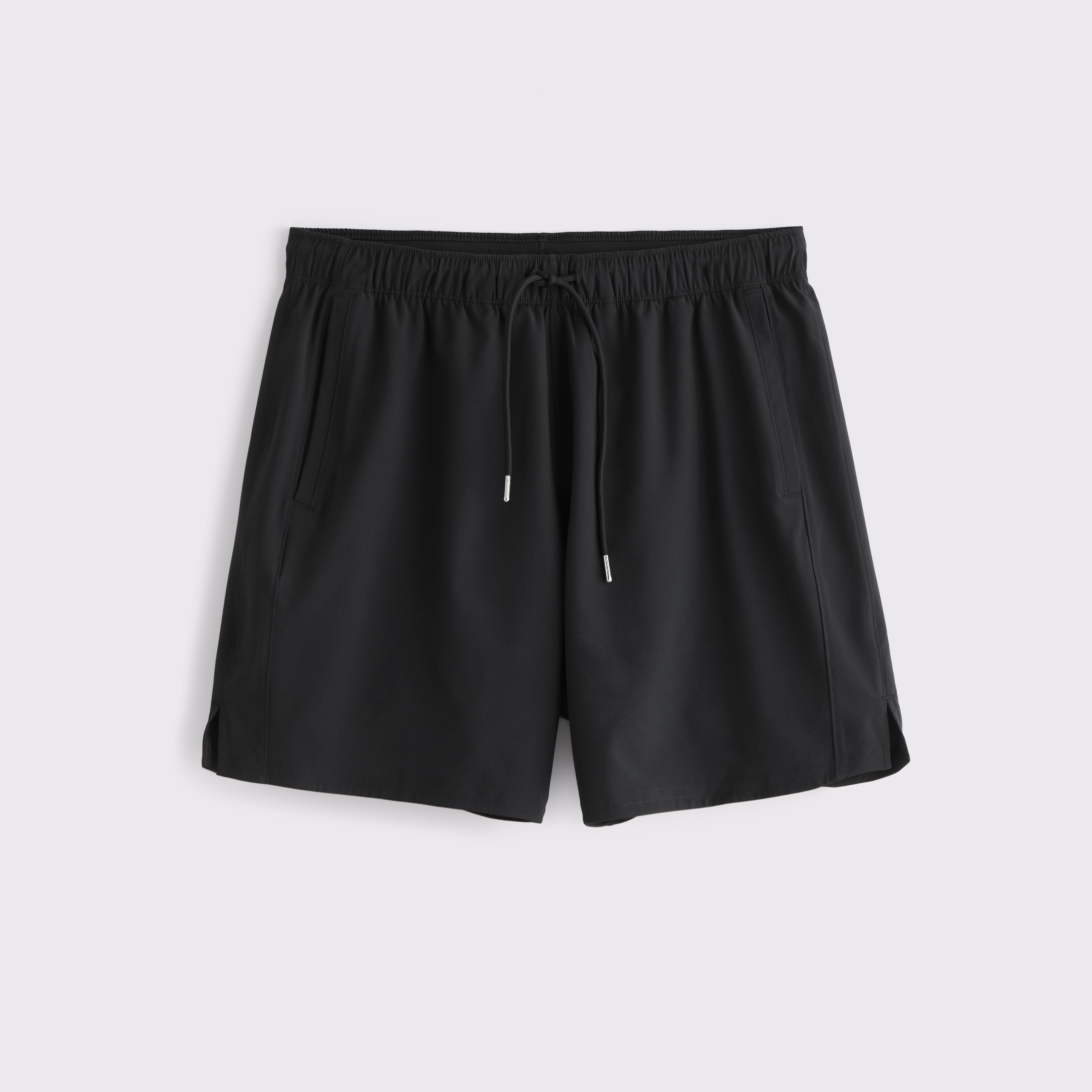 Мужские тренировочные шорты Abercrombie & Fitch YPB motionTEK с подкладкой, цвет: Чёрный