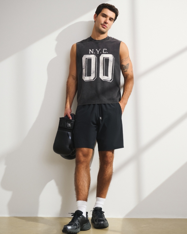 YPB motionTEK Unlined Training Short, Black view 1