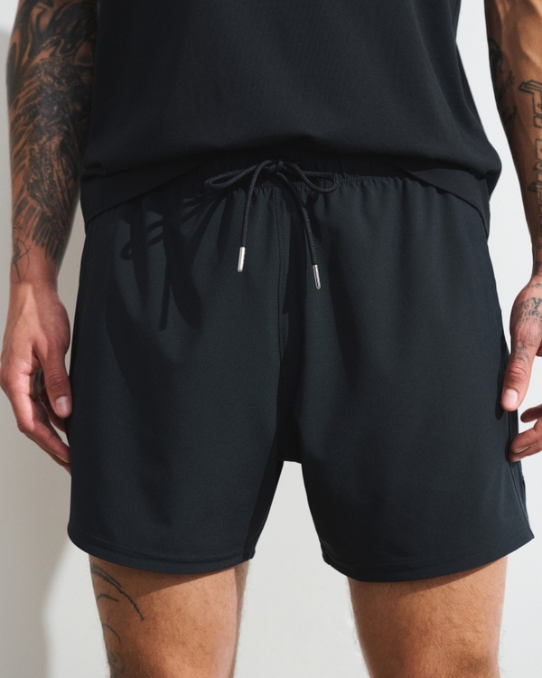 YPB motionTEK Unlined Training Short, Black view 2