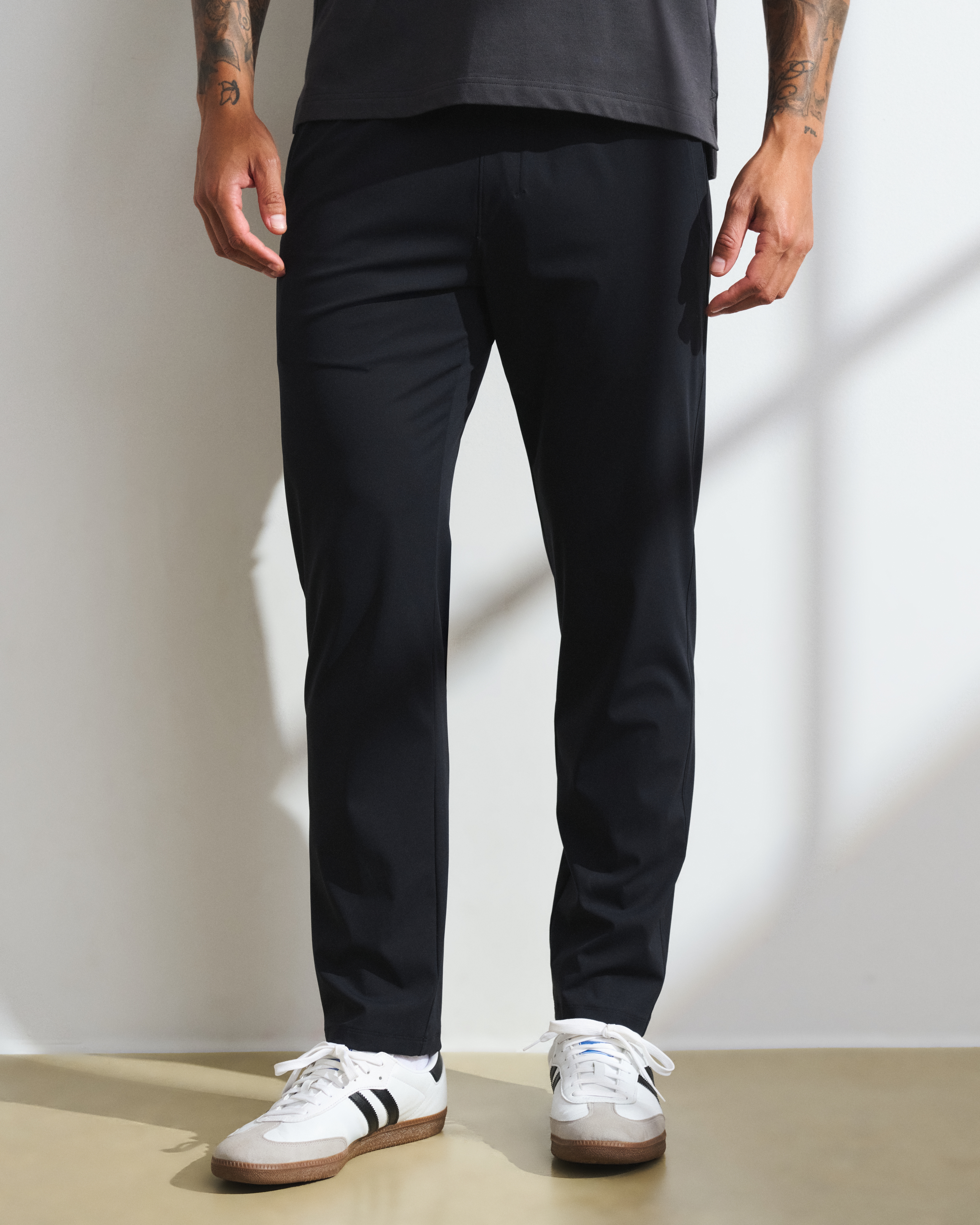 Мужские брюки Abercrombie & Fitch YPB Freestyle Straight Leg Pant, цвет: Чёрный — фото 3
