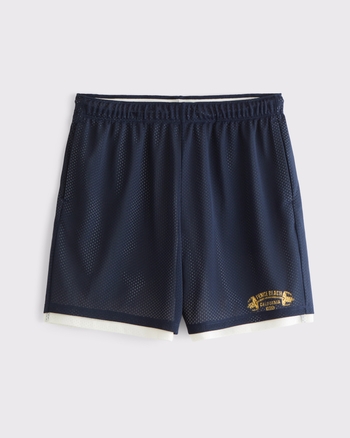 YPB Double-Layer Mesh Short from Abercrombie & Fitch - $65