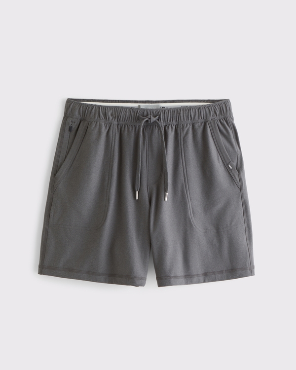 YPB powerSOFT Heavyweight Training Short, Dark Gray view 1