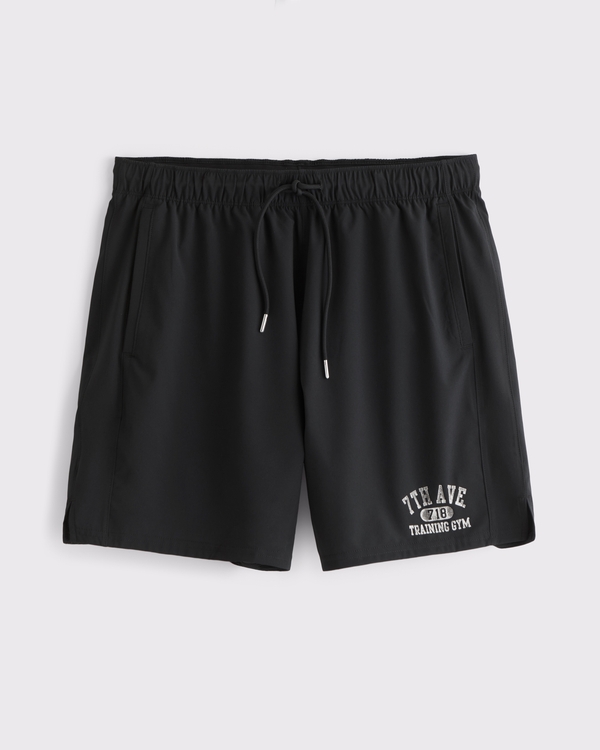 YPB motionTEK Unlined Training Short, Black view 1