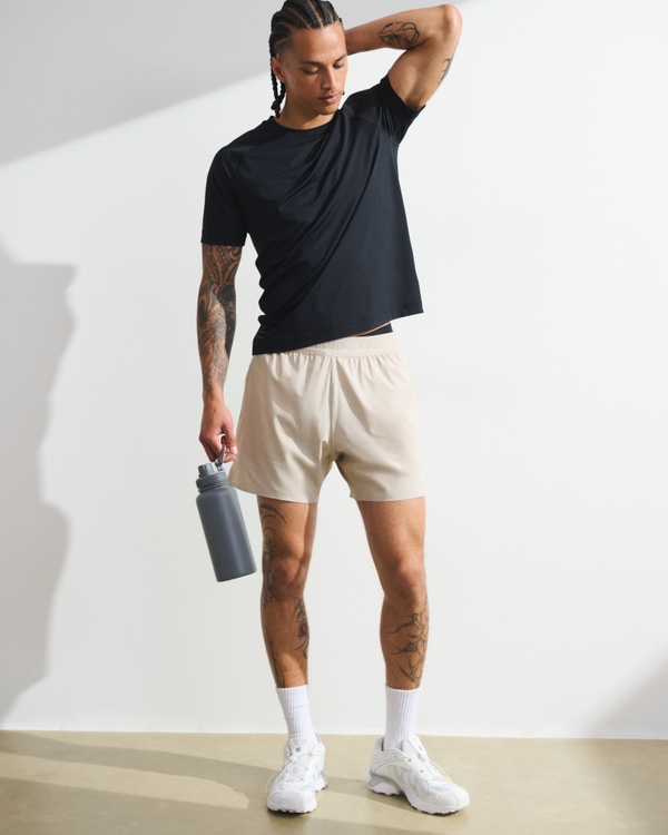 YPB motionTEK Lightweight Training Short, Ash view 2