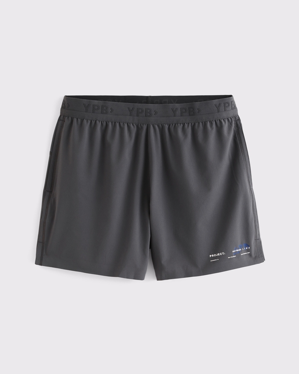 YPB motionTEK Lightweight Training Short, Dark Gray view 1