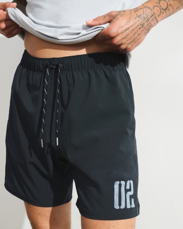 YPB motionTEK Unlined Training Short, Black view 1