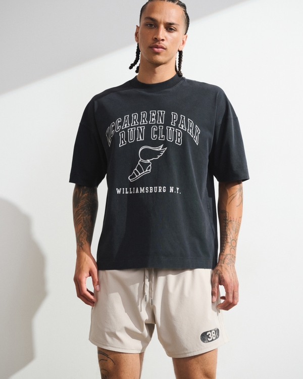 YPB motionTEK Unlined Training Short, Ash view 1