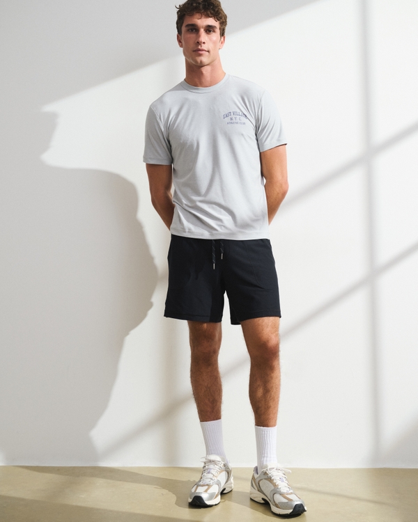 YPB powerSOFT Heavyweight Training Short, Black view 1