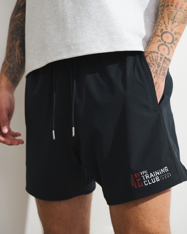 YPB motionTEK Unlined Training Short, Black view 2