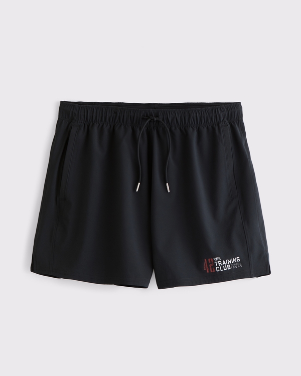 YPB motionTEK Athletic Fit Unlined Training Short, Black view 1