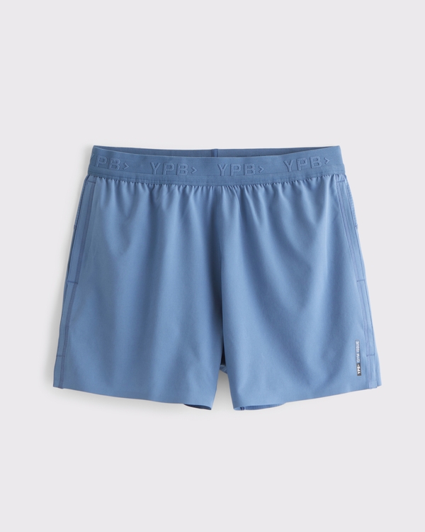 YPB motionTEK Lightweight Training Short, Gray Blue view 1