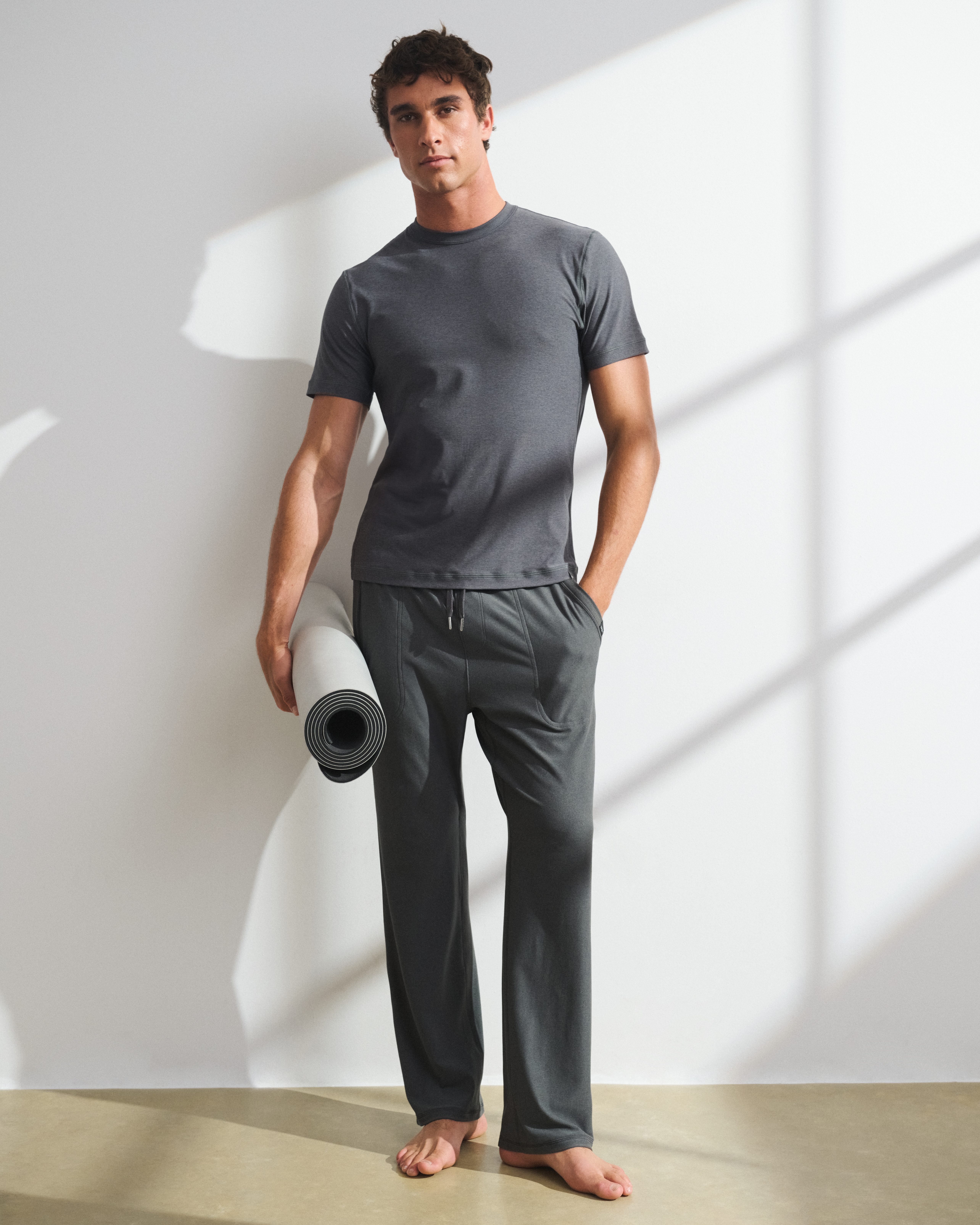 Мужские брюки Abercrombie & Fitch YPB Heavyweight powerSOFT Straight Leg Pant — фото 2