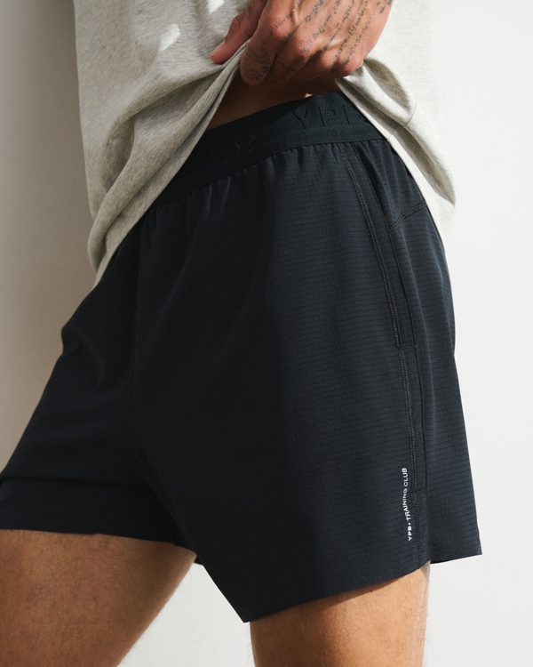 YPB motionVENT Lightweight Unlined Training Short, Black view 2