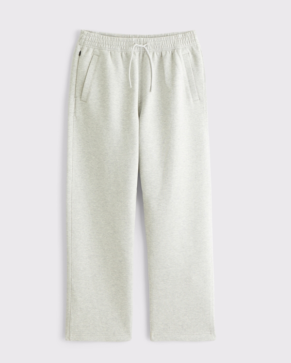 YPB neoKNIT MAX Pintuck Relaxed Straight Leg Bottom, Heather Gray view 1